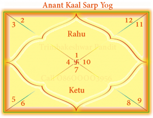 Anant Kaal Sarp Yog Chart Types of Kaal Sarp Dosh